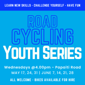 Youth Road Racing Series - Term 2 2023 @ Start opposite Whanganui River Holiday Park