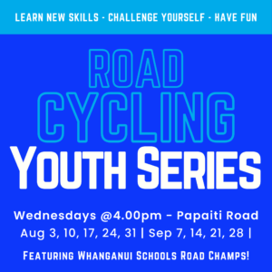 Youth Road Racing Series - Term 3 2022 @ Start opposite Whanganui River Holiday Park
